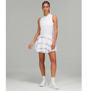 NWT Lululemon Court Rival HR Skirt Long Transverse Lilac Multi